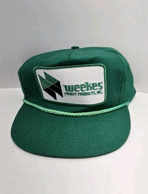 Vintage Mohr's Truckers Adjustable Rope Hat Cap - WEEKES FOREST PRODUCES INC. - 