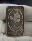 1982 1 oz Silver .999 Art Bar Mothers Day National Mint
