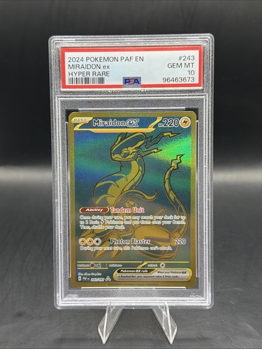 Miraidon ex graded PSA 10 for sale on eBay