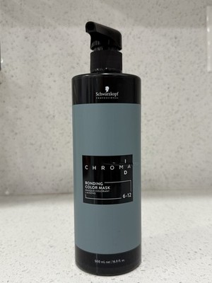 Schwarzkopf Chroma ID Bonding Color Mask - 6-12 Dark Blonde Cendre, 16.9 oz