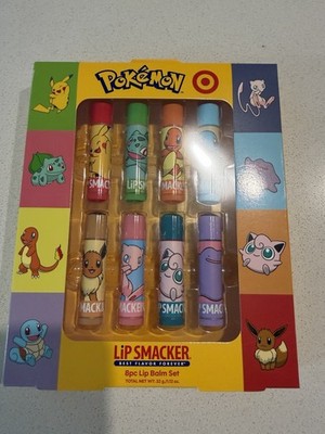 Pokemon x Target Lip Smacker 8pc Lip Balm Set Exclusive Limited Edition NEW!