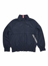 Tommy Hilfiger kids Navy Blue Windbreaker Jacket Size S/P 6-7 Spellout Logo