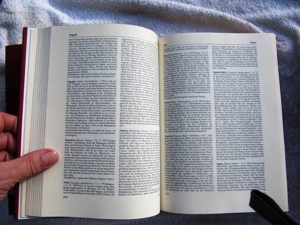 KUTSCH Leo RIEMENS Großes Sängerlexikon DICTIONARY OF SINGERS 1987 1st ED 2 VOLs - Image 3 of 4