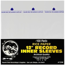 Archival Quality 12" Vinyl Sleeves - 3-Layer Protection