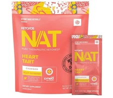 ⚡️⚡️ Pruvit ketone drink  Keto Os Nat  Heart Tart  Charged 20 pack box sealed