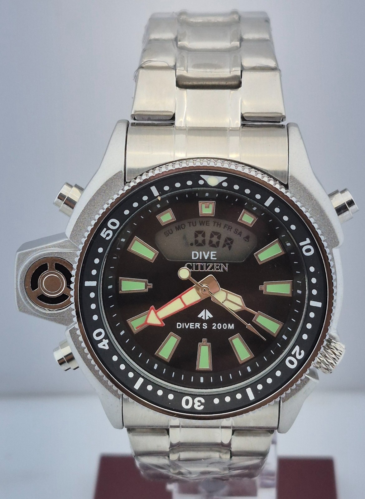 Citizen Eco-Drive Promaster Dive Watch – Stainless Steel – Black Dial – 200M