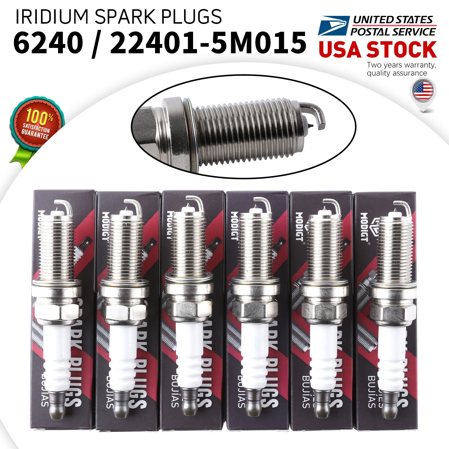 6Pcs Premium OEM Replacement For NGK 6240/22401-5M015 Iridium IX Spark Plugs NEW