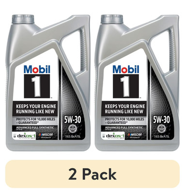 (2 pack) Advanced Full Synthetic Motor Oil 5W-30, 5 Quart, Advanced Formulation