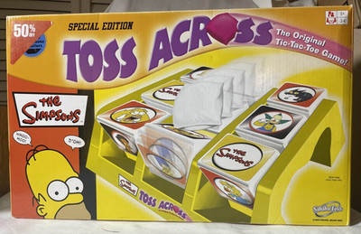 The Simpsons   Special Edition Toss Across  The Original Tic Tac Toe Game  2007