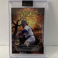 2025 Wild Card Haunted Hits Monster Hunt Nolan Ryan Halloween Pumpkin Field 1/2