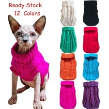 Dog Winter Clothes Knitted Pet Clothes For Small Medium Dogs Chihuahua Puppy Pet