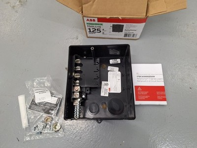 READ ABB TPLQ412R 125A 4-Space 8-Circuit Outdoor Load Center NEMA 3R 