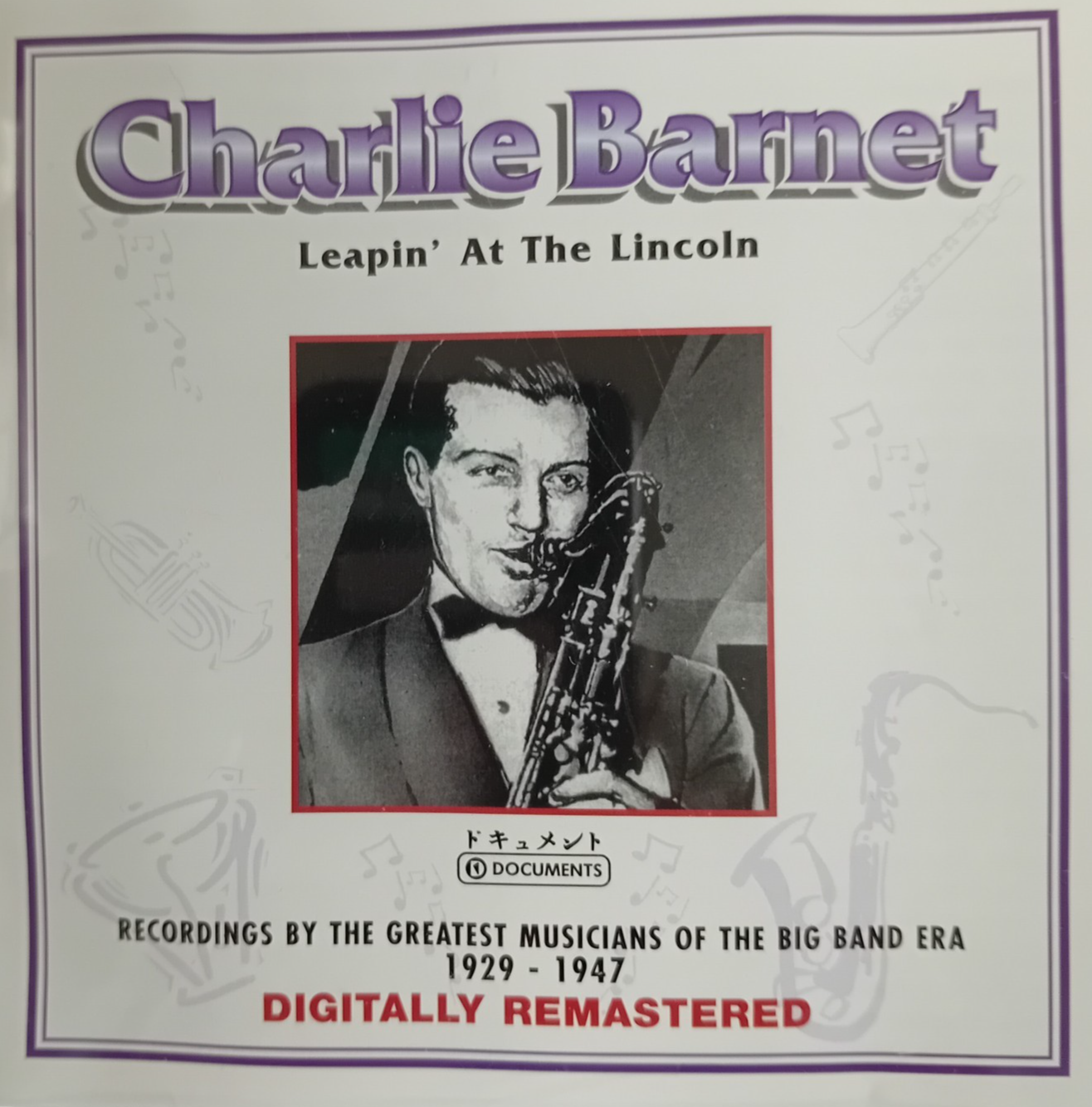 Leapin' at the Lincoln - Charlie Barnet  Music CD Album