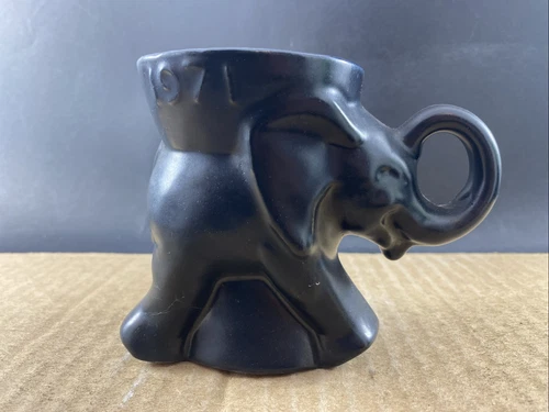 Frankoma Republican GOP 1971 Elephant Mug, COMB SHIP $1