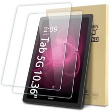 2-Pack Tempered Glass Screen Protector for T-Mobile REVVL Tab 5G 10.36" HD Anti-