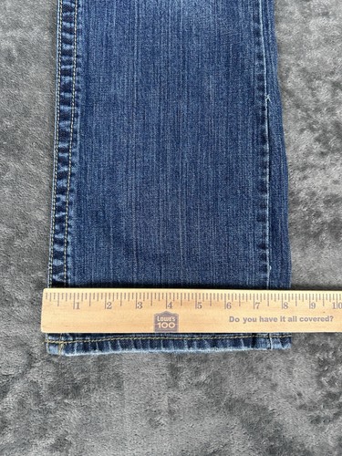 Jeans donna Aeropostale Chelsea bootcut taglia 7/8 regular blu denim - Foto 9 di 9
