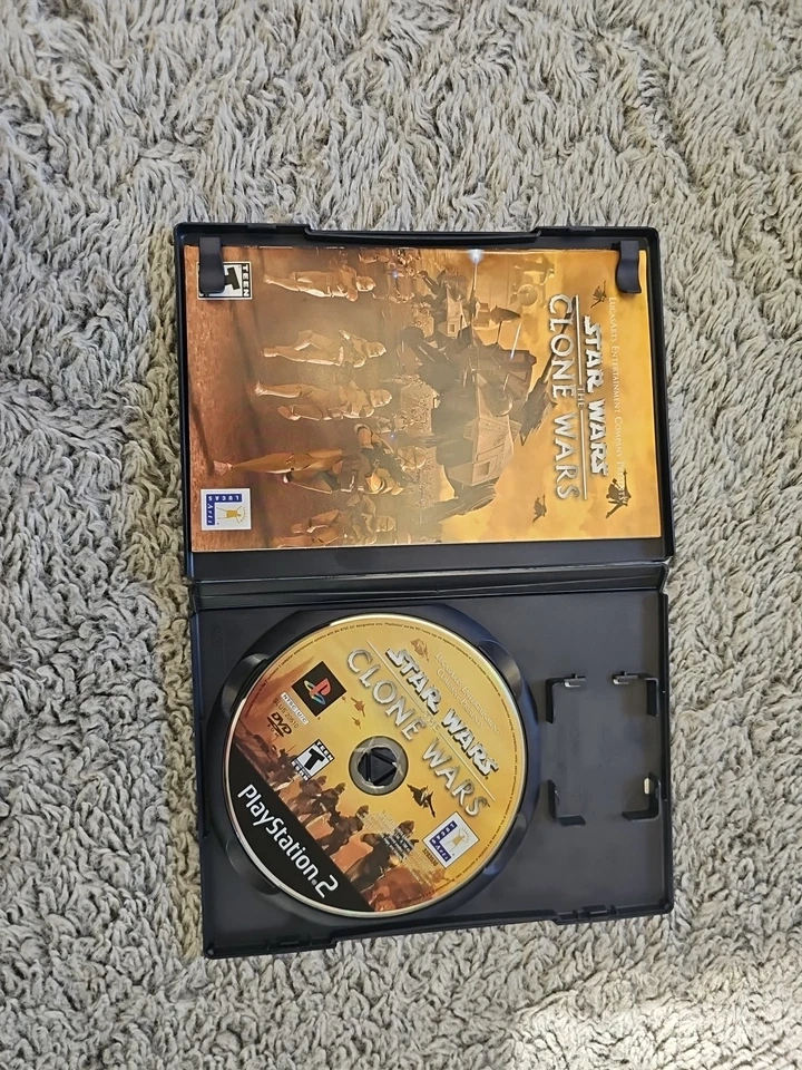 Star Wars: The Clone Wars Sony PlayStation 2 Complete in Box with Manual - Image 3 of 4