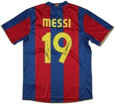 Lionel Messi Lamine Yamal Signed Barcelona Nike Soccer Jersey ICONS LOA