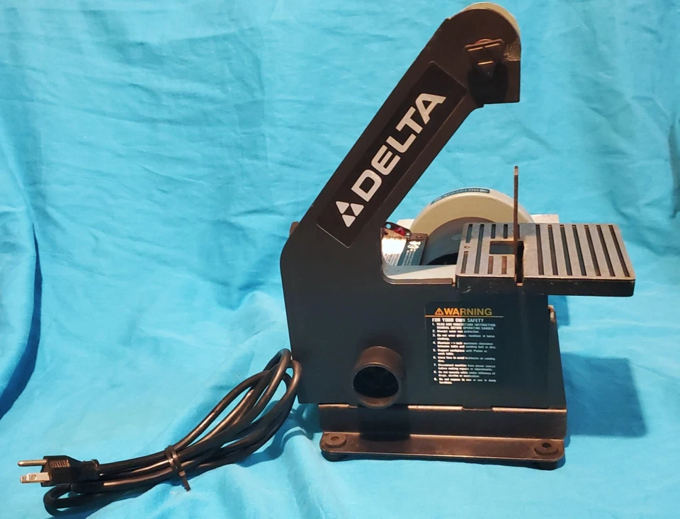 Vintage Delta 1" Belt 5" Disc Sander Model 31-080 USA 1/4 HP - Image 4 of 4