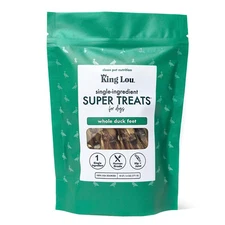 King Lou Whole Duck Feet Dog Treats 100% USA Human Grade Natural Chews