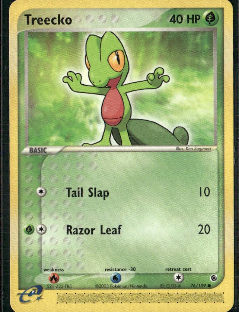 EX Ruby and Sapphire #76/109 Treecko