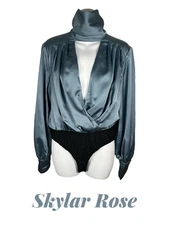 Skylar Rose | Deep V Turtleneck Bodysuit | NWT!