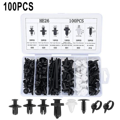 Brandneu Car Fastener Clip Zierleisten Clips 100Stück Türverkleidungshalter