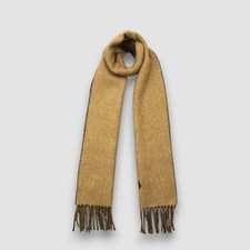 Polo Ralph Lauren Wool Scarf Vintage Classic Fringe Warmer Winter Scarves 9x61