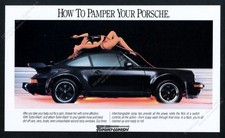 1989 Porsche 930 Turbo black car sexy swimsui...