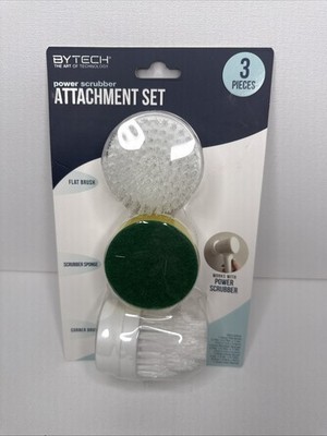 Bytech Power Scrubber 3 Piece Attachment Set BY-HH-MC-104-X3 Sealed