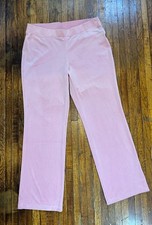 Juicy Couture Velour Pants Womens Baby Pink XL New Tags