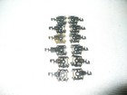6-Pairs of UNBRANDED N-Scale 'Freight Car Trucks with couplers'-metal wheels-VG! — photo 1