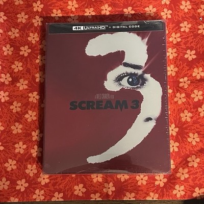 Scream 3 4K Steelbook Out-of-Print, New & Sealed W/ Case Protector Ships In Box