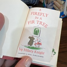 A Firefly in a Fir Tree by Hilary Knight 1963 Christmas Nutshell Pocket Book