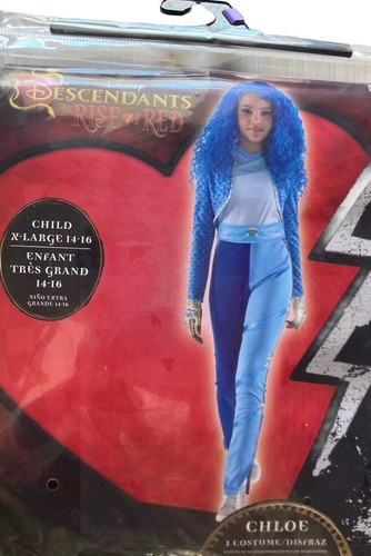 Disney Descendants Rise Of Red Chloe Child Costume XL 14-16 NEW - Picture 1 of 2