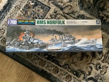 Aoshima HMS Norfolk British Heavy Cruiser 1/700 scale