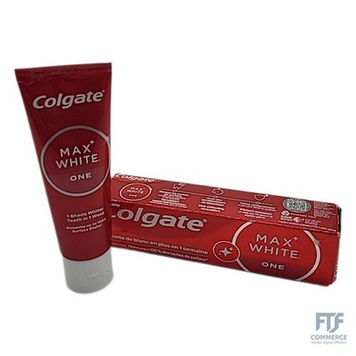 COLGATE Zahnpasta White 1 Tint Max White One 75 ml   entfernt bis zu 100% der Ob