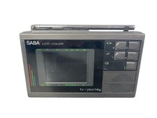 SABA TV-Journey Taschenfernseher LCD Color Vintage Mobile TV | DEFEKT