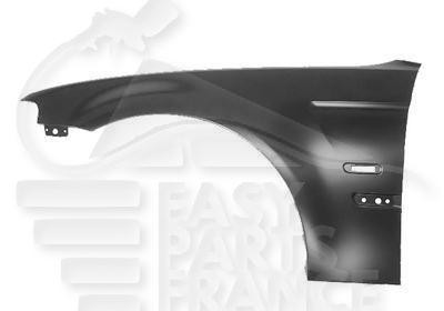 Aile avant gauche en alu avec emplacement feu pour BMW Série 3 E46 Compact 2001-2004