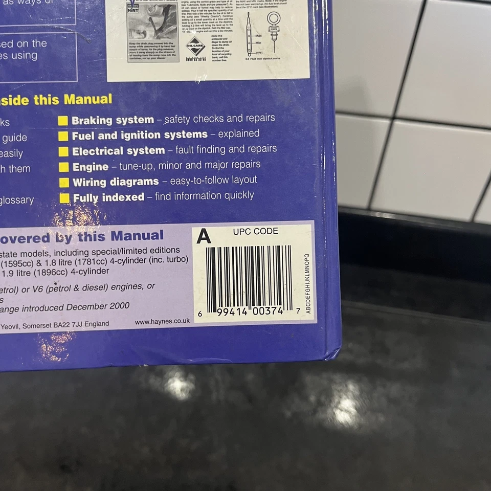 Haynes Manual -VW Passat 4-cyl petrol and diesel Dec 1996 to Nov 2000 P to X reg - Image 3 of 4