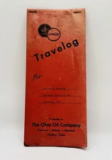 Vintage 1930s Marathon Linco Ohio Oil Company Travel Log Findlay, OH