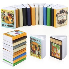 Mini Fairy Books 24pcs 1:12 Scale Miniature Books Dollhouse Books