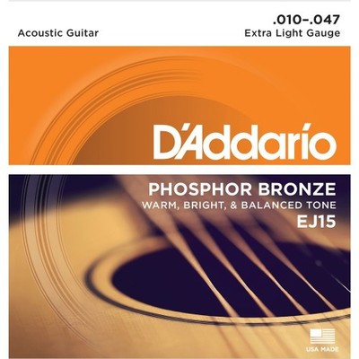 Daddario EJ15 Akustik Gitarrensaiten 010-047 | Neu