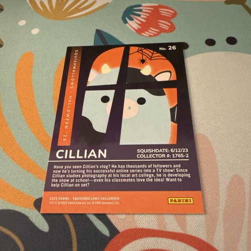 Carta 2025 Squishmallows Holo Cillian #26 - Foto 2 di 2