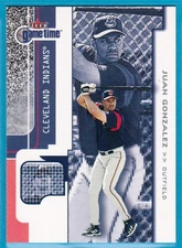 2001 Fleer Game Time - Juan González #42