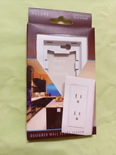 TayMac A1000 White Allure 1 Gang Rocker / Gfi Wall Plate