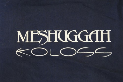 MESHUGGAH KOLOSS BEUTELTASCHE NEU OBZEN NOTHING CATCH THIRTYTHREE CHAOSPHERE - Bild 2 von 2