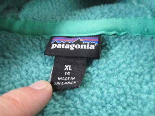 Patagonia Jacket Girls XL 14 Blue Better Sweater Hiking Camping Outdoors Youth - Picture 6 of 10