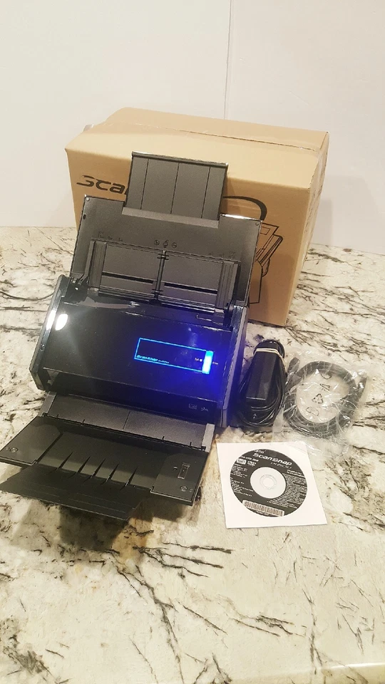 Fujitsu Full Package in Box/ Fujitsu ScanSnap IX500 Wireless Desktop Scanner - Image 2 of 4