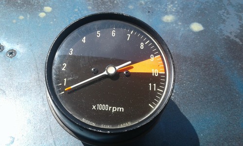 Honda Four drezahlmesser motorrad oltimer ca 1975 2 beleucht-kabel-Drezahlwelle - Bild 4 von 6